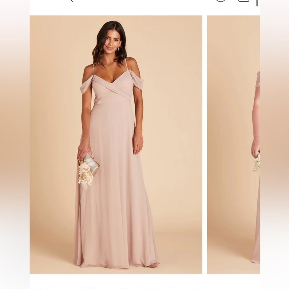 Birdy Grey Spence Convertible Bridesmaid Dress Color is Taupe